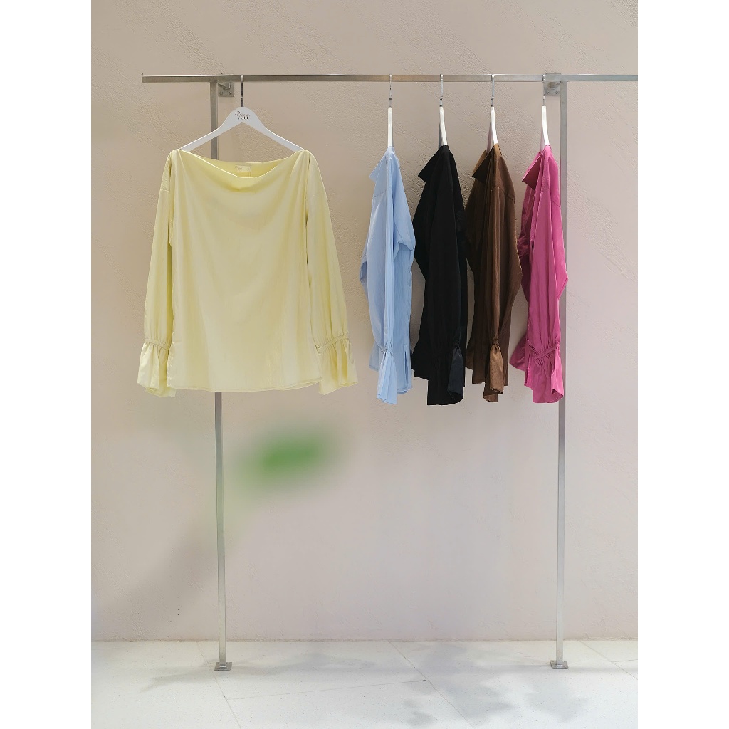 Cotton GUU | Áo Dù Nhung Cổ Đổ ChanChan