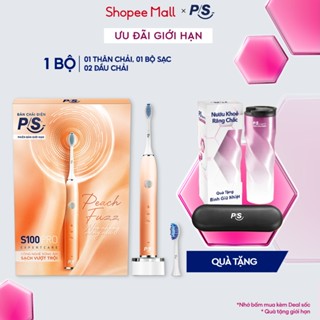 Bàn chải điện P/S S100 Pro phiên bản giới hạn - Công Nghệ Sóng Âm, Chải Sạch Mảng Bám Tới 10X