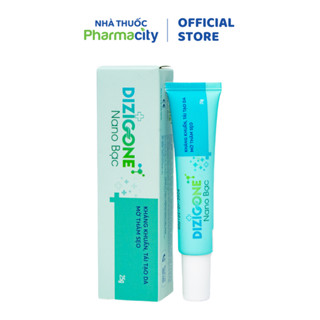  Kem Nano Bạc Dizigone giúp kháng khuẩn sạch da dịu da giảm ngứa  Tuýp 25g  