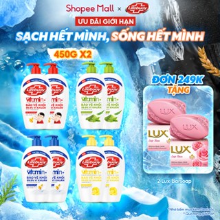 Nước Rửa Tay Lifebuoy Vitamin+ Combo 2 chai 450g/chai