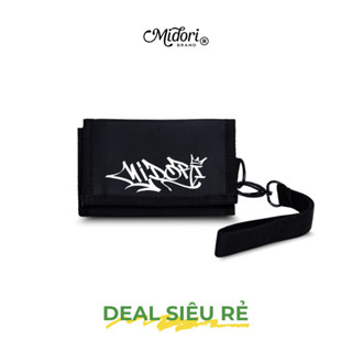 Ví Ngắn CHỮ KÝ Cầm Tay Nam Nữ Bóp Đựng Tiền Thẻ Nhiều Ngăn Thanh Lịch Trượt Nước | M STUDIO