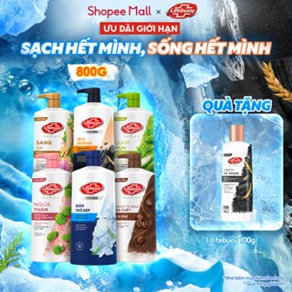 Sữa Tắm Lifebuoy 800gr Detox Và Sạch Sâu Khỏi Bụi Mịn Pm2.5 Detox 100% Từ Thiên Nhiên Diệt Khuẩn