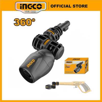 Đầu vòi xịt xoay 360 độ dùng cho súng xịt rửa INGCO AMSG360