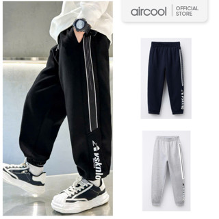 Quần nỉ bé trai AIRCOOL , quần jogger bé trai nỉ da cá chất liệu cotton cao cấp dáng thể thao cho -QDBT02