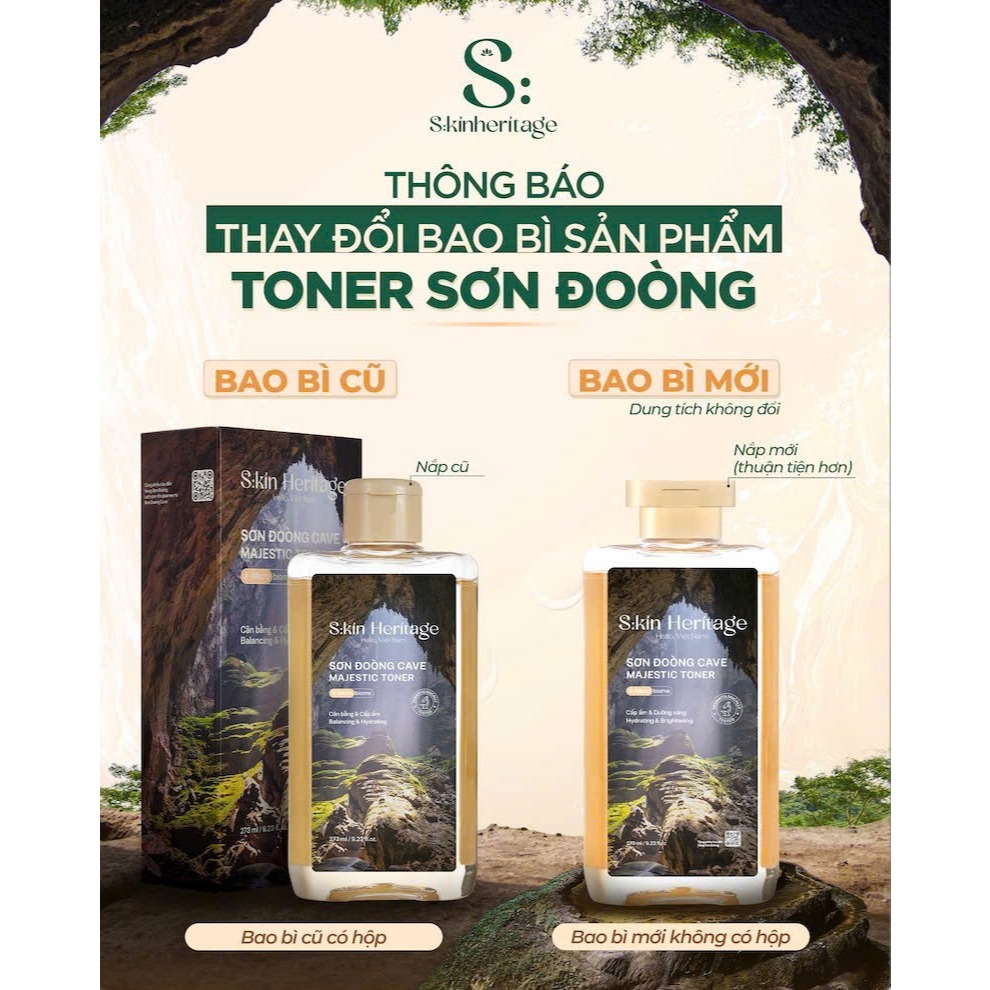 Nước hoa hồng Skin Heritage Sơn Đoòng Cave Majestic Toner | BigBuy360 - bigbuy360.vn