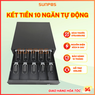 [NEW] Két tiền thu ngân, hộc đựng tiền thu ngân có kẹp cho quán cafe,nhà hàng,trà sữa