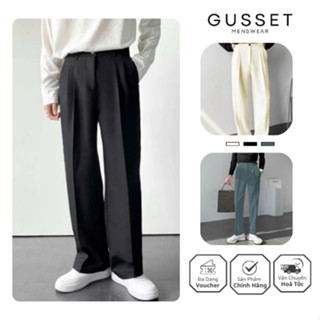 Quần Âu, Quần Tây Nam Ống Suông, Thiết Kế Cạp Chun Ẩn Sau Lưng Co Giãn Thoải Mái - QN03