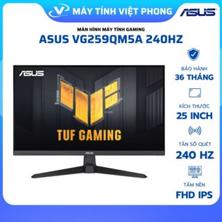 MÀN HÌNH GAMING 240HZ ASUS TUF VG259QM5A (25 INCH/FHD/ IPS/240HZ/0.3MS/LOA) BẢO HÀNH 3 NĂM