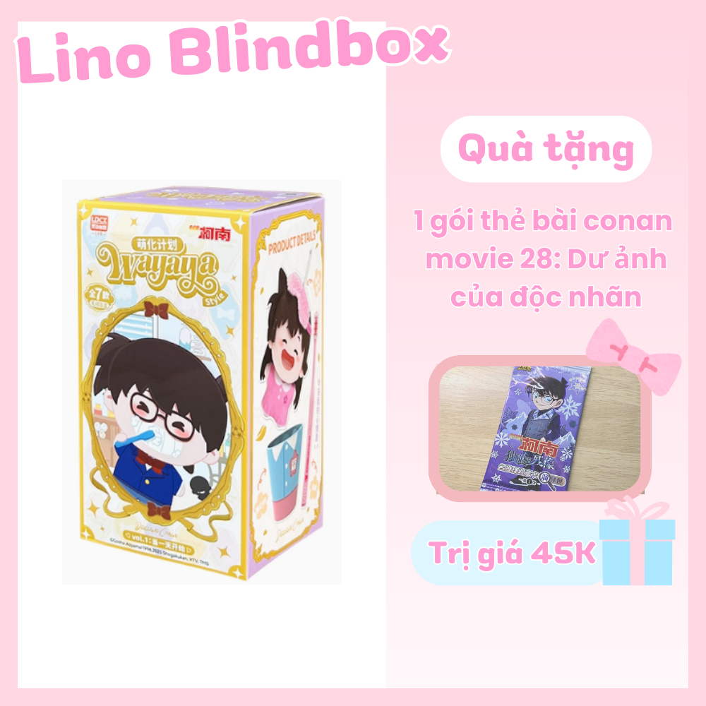 Blindbox Chính Hãng Cốc Và Bàn Chải Conan When The Day Begins Wayaya