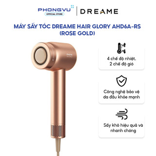  Máy sấy tóc Dreame AHD6A-RS  Rose Gold  - 1600W 4 Nhiệt & 2 Tốc Độ Sấy khô nhanh - Bảo hành 12 tháng 