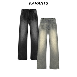  Quần Jeans Suông Ống Đứng S-3XL Karants Wash Nhiều Màu Local Brand Streetwear Hot Trend - KQ117 