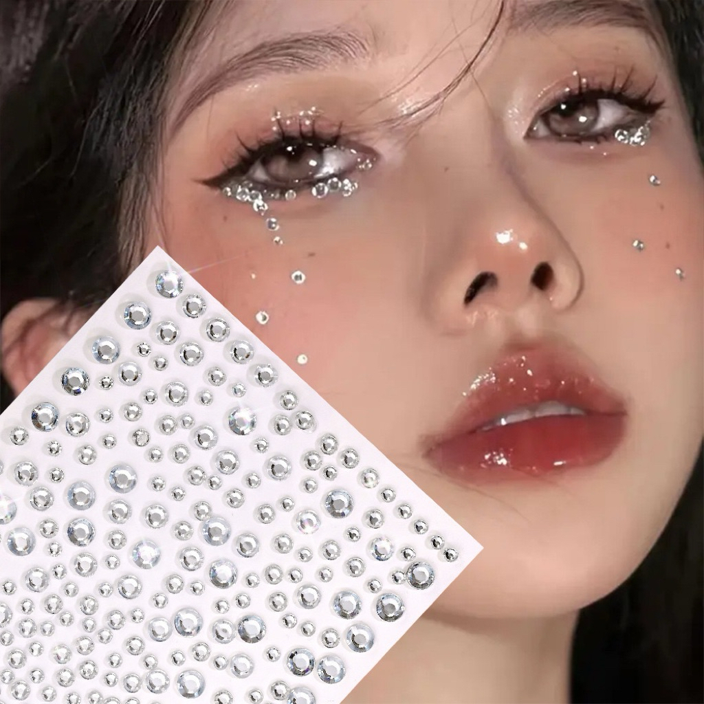 Sticker dán mặt makeup, sticker face makup, chụp ảnh siêu bling