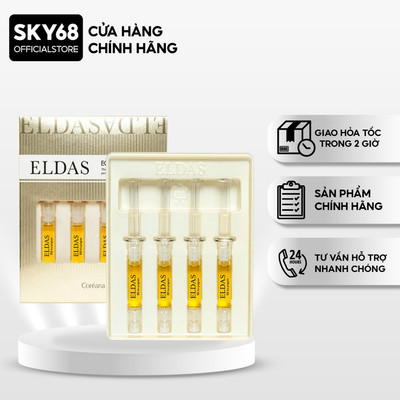 Combo 4 Ống Tế Bào Gốc Chống Lão Hóa Eldas Eg Tox Program Ampoule