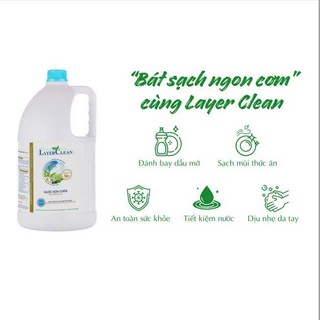 Nước rửa chén hữu cơ Layer Clean - can 5 lít