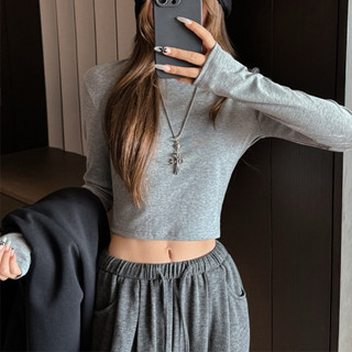 Áo Babytee Nữ Thun Gân Tăm Tay Dài – Basic Dễ Phối, Style Trẻ Trung