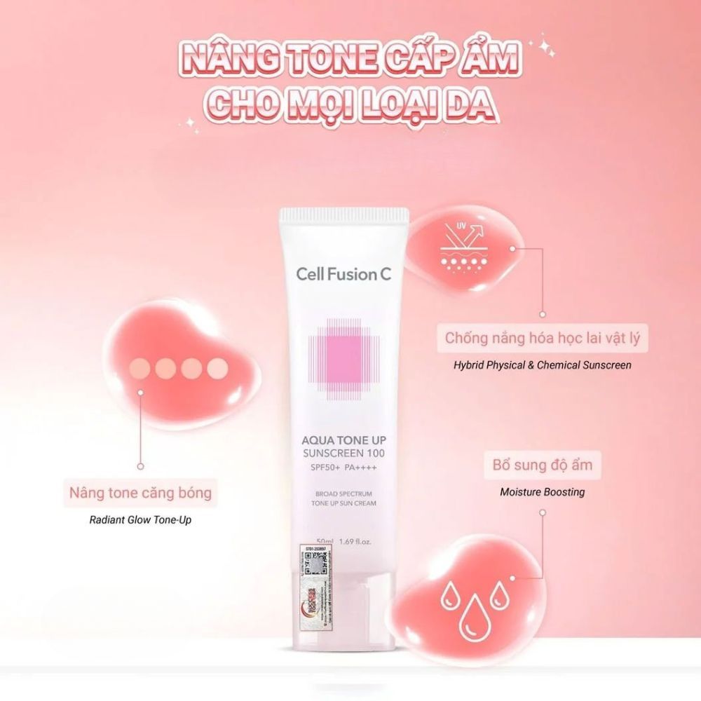 Ảnh 5 của Kem chống nắng Cell Fusion C nâng tone, căng bóng, bảo vệ da toàn diện
