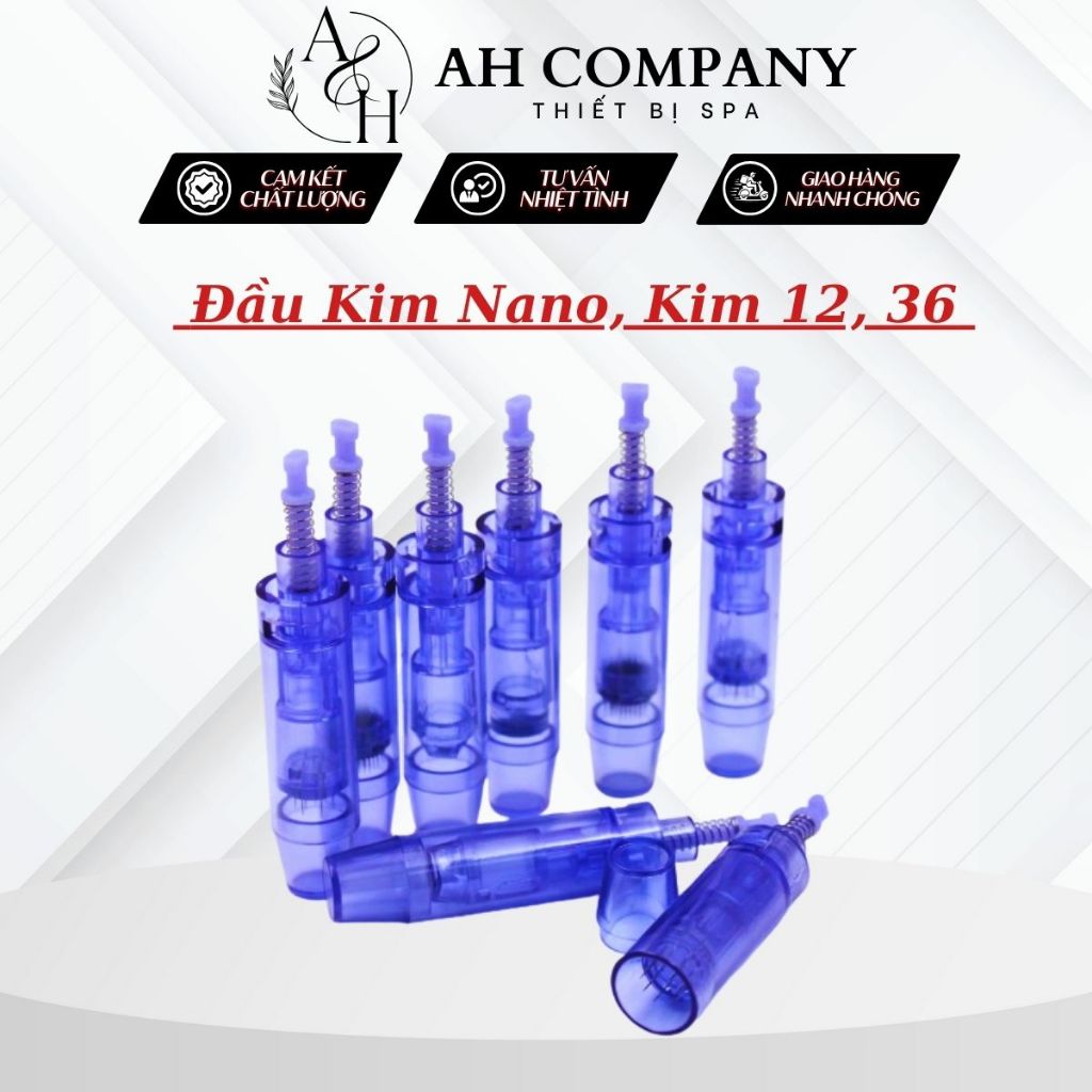 Đầu kim nano , đầu máy phi kim , kim nano kim 12 , kim 36 thay thế cho máy phi kim Dr.pen