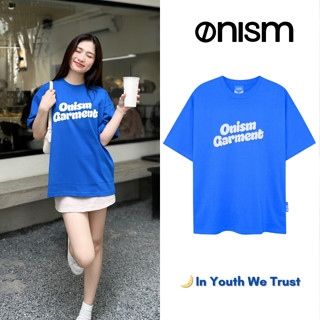 Áo thun tay lỡ unisex cotton Basic Onism garment xanh coban - Basic tee ONISM