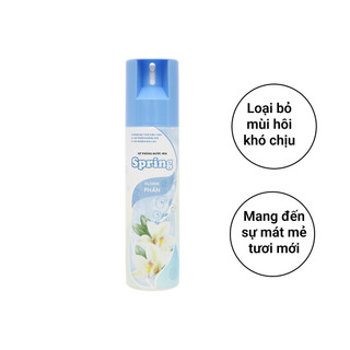 XỊT PHÒNG SPRING 225ML – THƠM MÁT TỨC THÌ, KHỬ MÙI HIỆU QUẢ