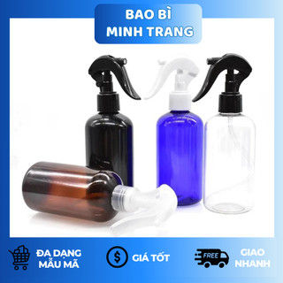 (SỈ GIÁ TỐT) Chai Nhựa PET Có Vòi 300ML - 500ml | Chai Bóp Xịt Cò Súng Đựng Mỹ Phẩm, Dầu Gội, Gel Rửa Tay