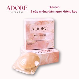  Miếng Dán Ngực Siêu Tệp Adore Phiên Bản Cao Cấp – Silicon Mềm Hơn Tàng Hình - Adore Lifewear 