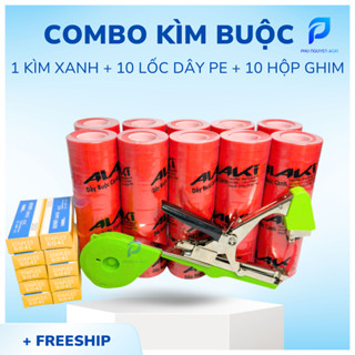Combo Kìm Xanh Buộc Cây Leo, kìm buộc chanh dây, dưa leo, cà chua, nho ( kìm + dây + ghim )