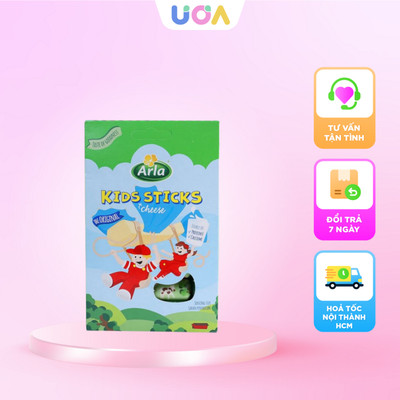 Phô mai que Arla Baby&Me Cheese Kids Sticks 108g (6 que)
