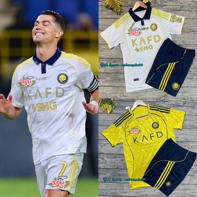 Bộ Quần Áo Đá Bóng CLB Al Nassr 25/26 - Hàng Super Thái Cao Cấp
