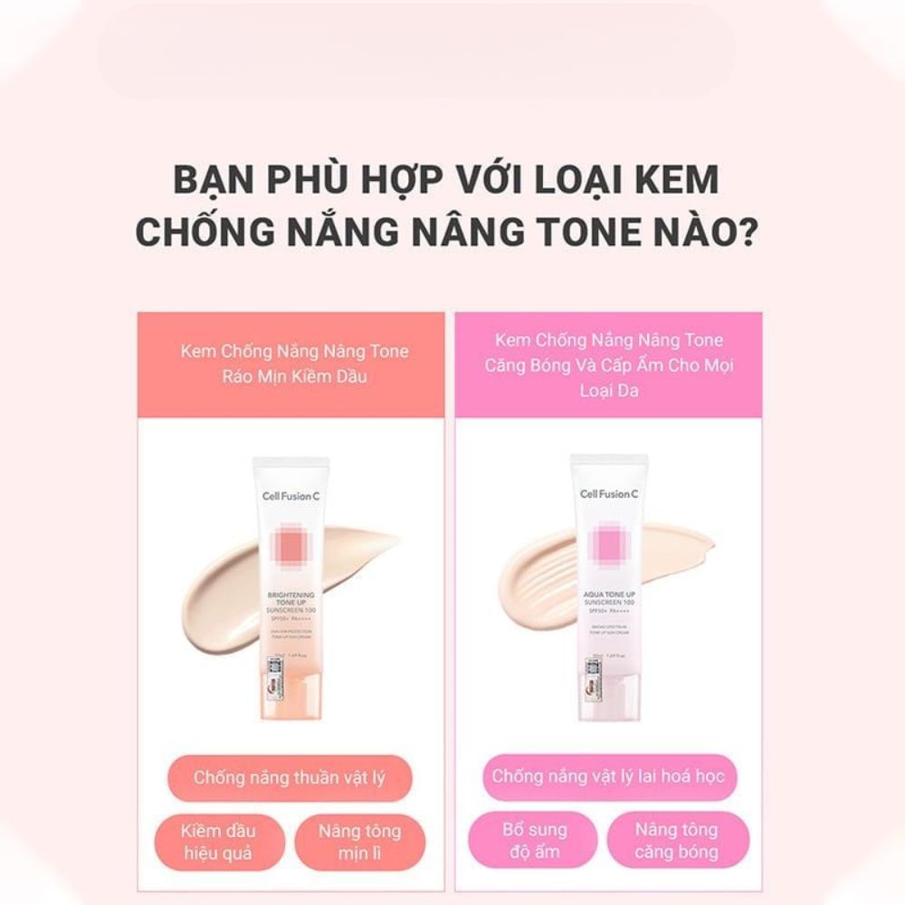 Ảnh 2 của Kem chống nắng Cell Fusion C nâng tone, căng bóng, bảo vệ da toàn diện