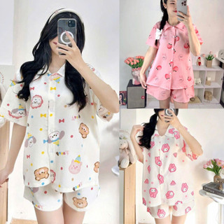 Bộ đồ nữ mặc nhà siêu xinh mặc nhà dễ thương - Bộ đồ ngủ nhiều họa tiết xinh xắn