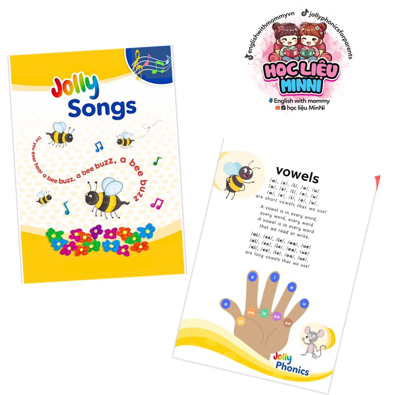 Jolly Songs – 42 Âm Jolly Phonics Qua Bài Hát Và Hành Động Minh Họa