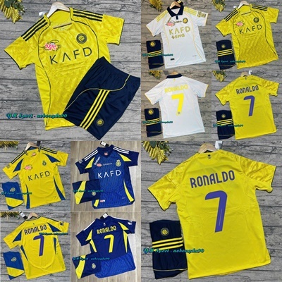 Free Ship -  Bộ Quần Áo Đá Bóng/ Đá Banh CLB Al Nassr 2025/26 - Hàng Super Thái Cao Cấp