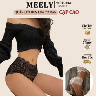  Quần Lót Lọt Khe Cạp Cao Ren Nữ Cao Cấp Nâng Mông Quần Chip Đùi Ren Mềm Mại Siêu Co Dãn Quần Chip Dạng Boyshort -B23M 