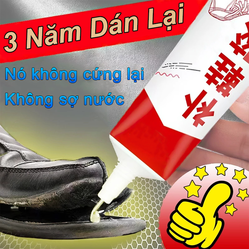 Keo dán sửa giày dép Đỏ siêu dính siêu bền Hồ dán đa năng có thể chống nước tốt an toàn, không độc hại tuýp 60ml