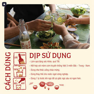 Nước nếp lên men NEP 1995 – Đặc sản Việt, Quà tặng văn hoá 500ml