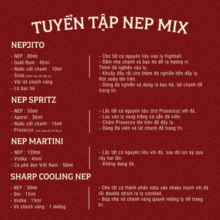 Nước nếp lên men NEP 1995 – Đặc sản Việt, Quà tặng văn hoá 500ml