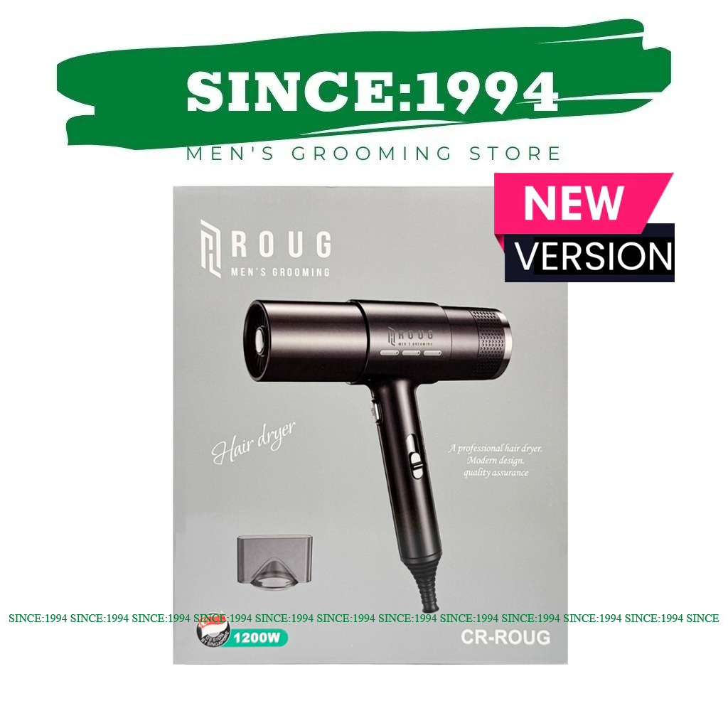 [MẪU MỚI] Máy sấy Roug Men's Grooming tạo kiểu chuyên nghiệp, hỗ trợ ion âm 1200W