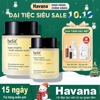 Mặt Nạ Ngủ Belif Multi Beyond Vitamin Mask Dưỡng Sáng, Cấp Ẩm Chuyên Sâu Da 75ml