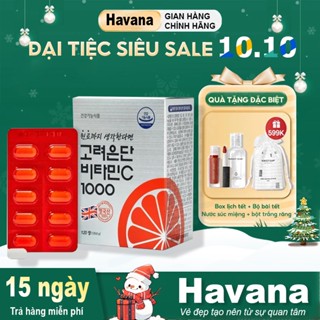 Viên Uống Eundan Vitamin C 1000mg Hàn Quốc Giúp Tăng Cường Hệ Miễn Dịch Làm Đẹp Da - Hộp 120 Viên