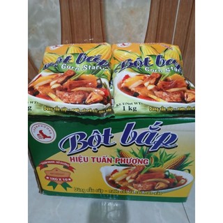 Bán sỉ Thùng 10kg Bột Bắp Tuấn Phương gói 1kg , làm súp, nước sốt