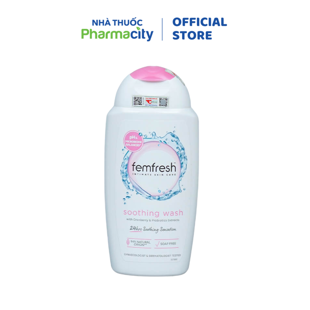 Dung dịch vệ sinh phụ nữ cao cấp Femfresh Soothing Wash (250ml)