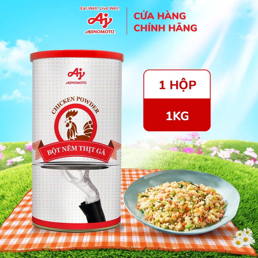 [CHÍNH HÃNG] Bột nêm thịt gà Ajinomoto 1kg/lon