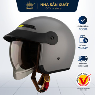 Mũ Bảo Hiểm Royal Chính Hãng M139 Luxury Kính Âm Kết Hợp Lưỡi Trai, Nón Bảo Hiểm Royal 3/4 Hợp Nam Nữ - Nhà Sản Xuất