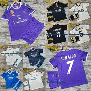 Áo Đá Banh RETRO REAL 2017 - Vải Polyester Gai Thái  - Chuẩn Mẫu Thi Đấu