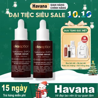 Serum Ekseption Hyaluronic ZnPCA, HA + 1% ZnPCA giảm mụn, kiềm dầu 75ml