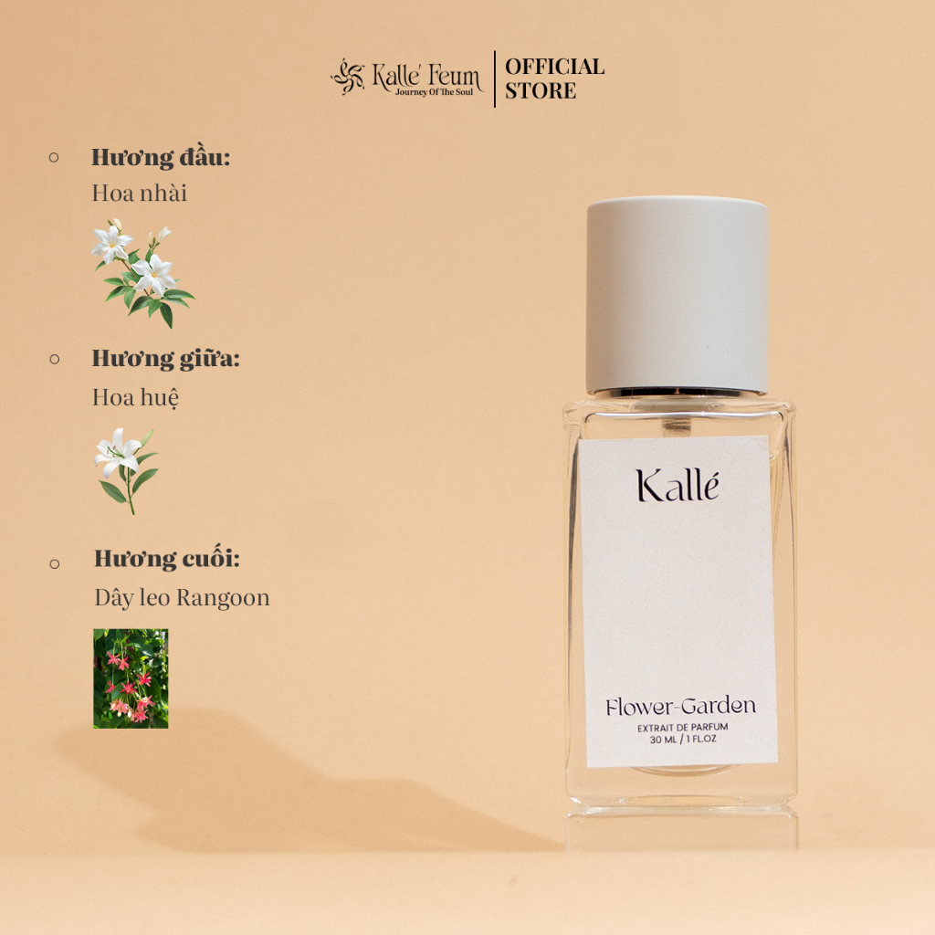 Tinh Dầu Nước Hoa Nữ FLOWER-GARDEN - CHẮT LỌC TINH TÚY CÁC LOÀI HOA Dạng Xịt | Kalle' Feum | BigBuy360 - bigbuy360.vn