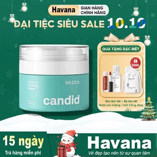 Kem Dưỡng Ẩm Hỗ Trợ Phục Hồi Da CANDID B5 CICA - Candid B5 CICA Repair & Soothing Cream 50ml và 10ml