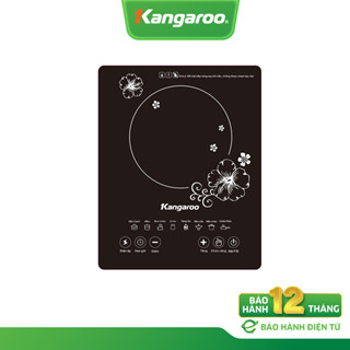 Bếp điện từ đơn phím cảm ứng mặt kính Ceramic Kangaroo KG351N  tặng kèm nồi  - công suất 2000W 