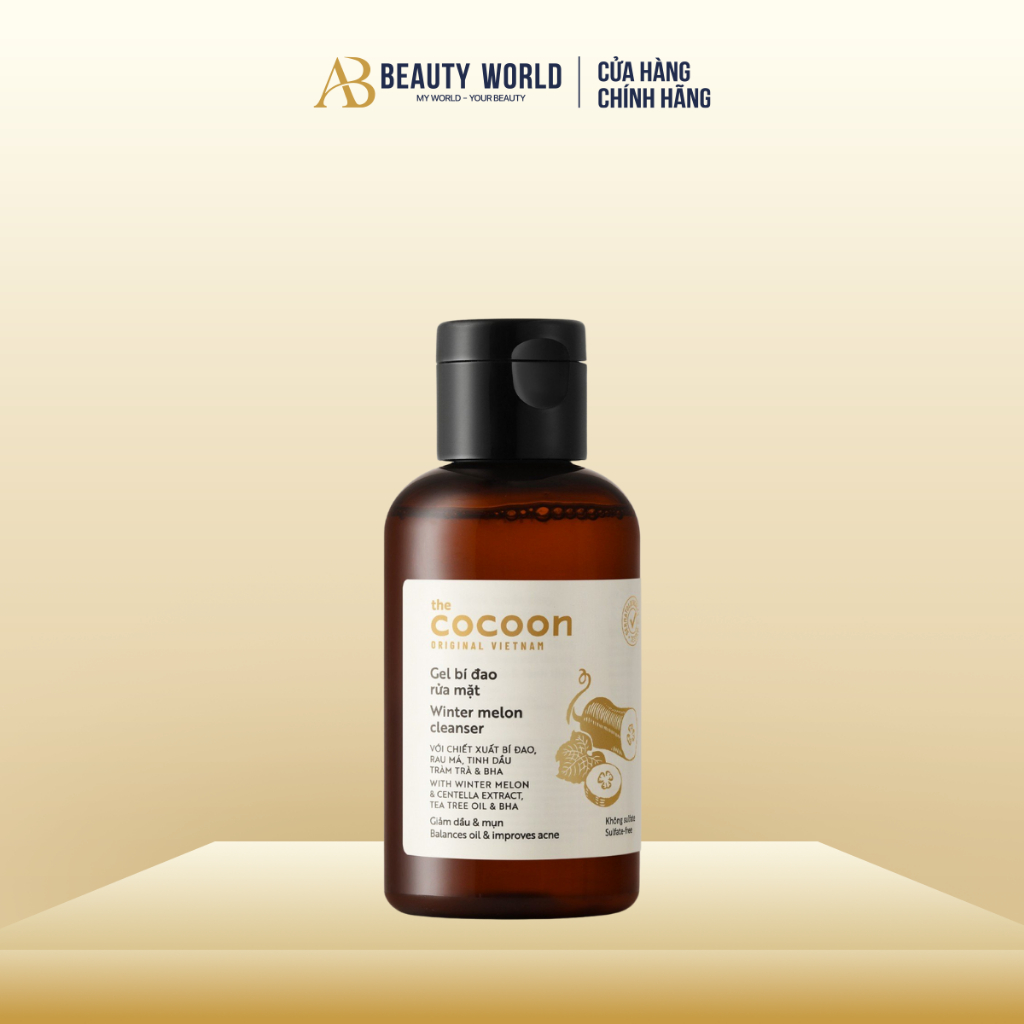Gel Rửa Mặt Bí Đao Cocoon 140ml AB Beauty World