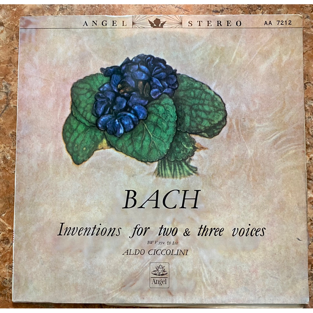ĐĨA THAN - BACH - Inventions for 2 and 3 voices bwv 772 to 801   Pianist Aldo Ciccolini